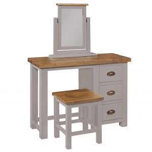 Charlton Grey - 3 Drawer Dressing Table