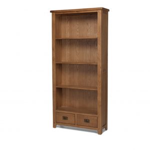 Vancouver Tall Bookcase With Drawers