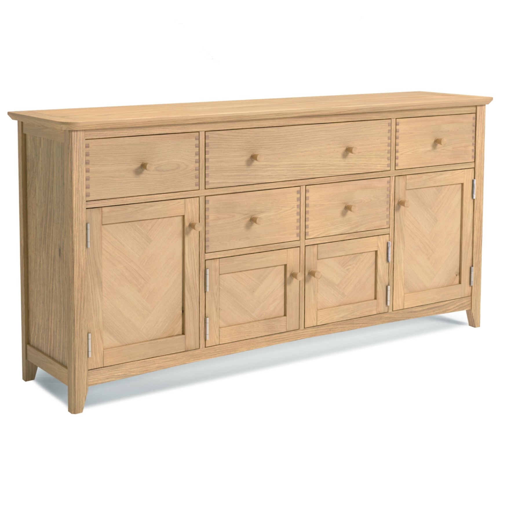 Chicago Oak Extra Large Sideboard | Charnleys Home & Garden Centre