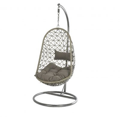 Grey Single Egg Chair | Charnley's Home & Garden